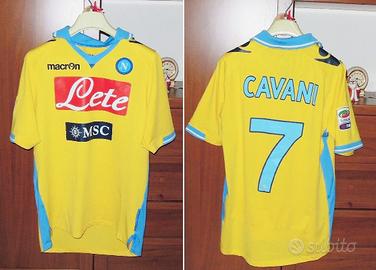maglia calcio Napoli CAVANI 2011/12 gialla