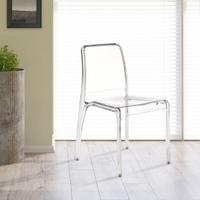 Sedia Trasparente o Fumè