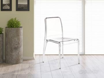 Sedia Trasparente o Fumè