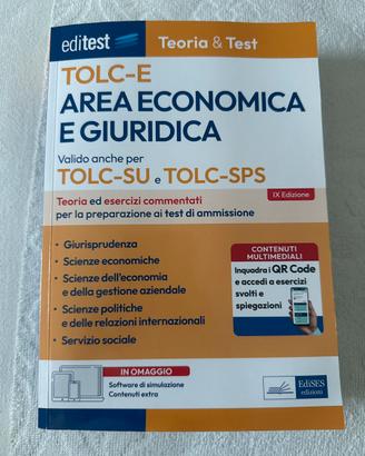 Editest Tolc-e Area Economica e Giuridica