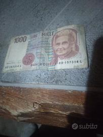 banconote  1000 lire