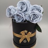 Rose grigie super realistiche – 51 cm