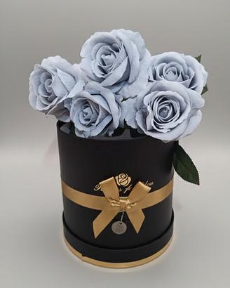 Rose grigie super realistiche – 51 cm