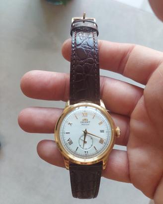 Orient + cinturino vera pelle
