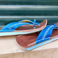 Ciabatte Infradito 26 Cuoio pelle