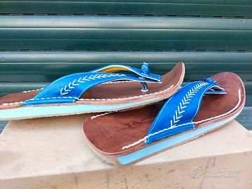 Ciabatte Infradito 26 Cuoio pelle