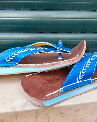 Ciabatte Infradito 26 Cuoio pelle