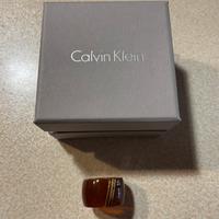 Anello Calvin Klein in resina con scatola