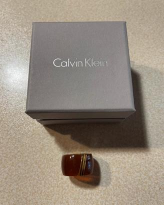 Anello Calvin Klein in resina con scatola