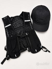 Set running nuovo - cappelino tecnico + Gilet trai