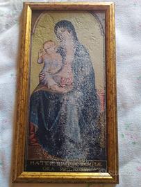 QUADRETTO MADONNA CON BAMBINO