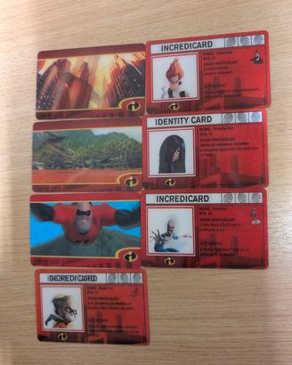 Carte Disney Pixar The Incredibles Lotto 7