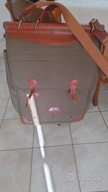 borsa caccia pelle cordura