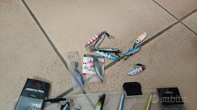 Jig di vari pesi e lunghezze