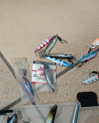 Jig di vari pesi e lunghezze