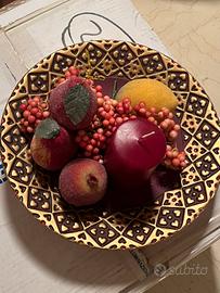 Piatto centrotavola con  frutta
