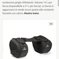 Borse laterali+supporti Yamaha mt-03 - mt125- mt09