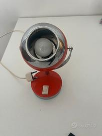 Lampada anni 70 vintage italiana eye ball lamp