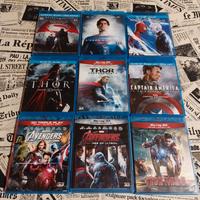 COLLEZIONE SUPEREROI MARVEL DC COMICS BLURAY 3D
