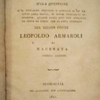 Leopoldo Armaroli da Macerata, 1821