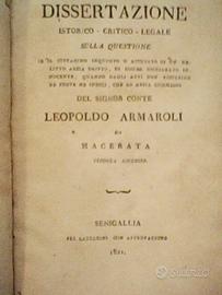 Leopoldo Armaroli da Macerata, 1821