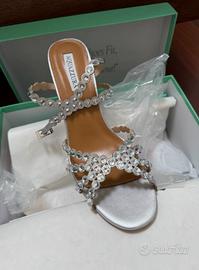 Scarpe con tacco alto Aquazzura Crystal, taglia 38