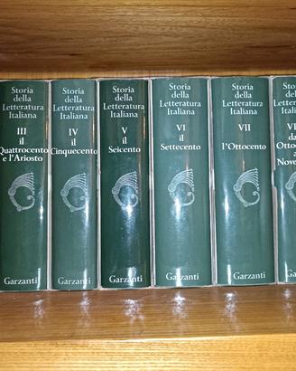 storia della letteratura italiana 