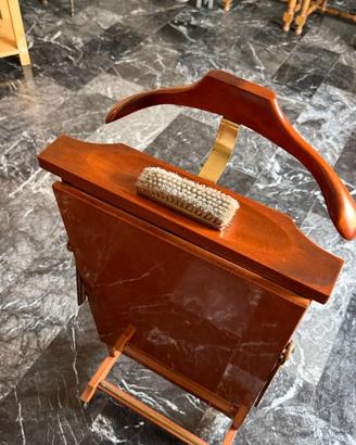 Servomuto vintage anni 60/70 legno ottone