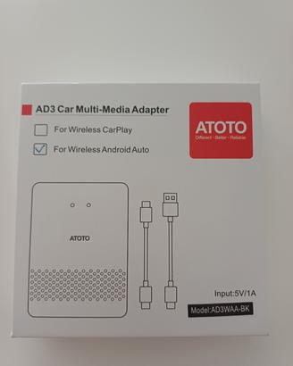Atoto AD3 adattatore car play android auto