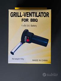 soffiatore Kaminer per BBQ/Camino