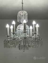 Lampadario in cristallo di Boemia