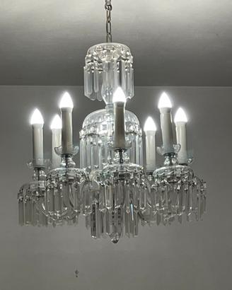 Lampadario in cristallo di Boemia