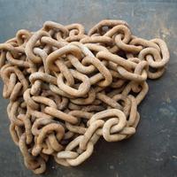 Catena in ferro antica da nave