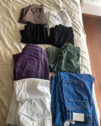 Lotto di pantaloni taglia S