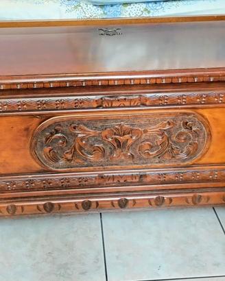 Cassapanca baule vintage in legno