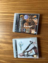 Final Fantasy XIII e Uncharted 3 per PS3
