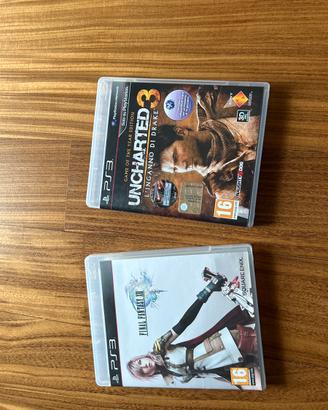 Final Fantasy XIII e Uncharted 3 per PS3