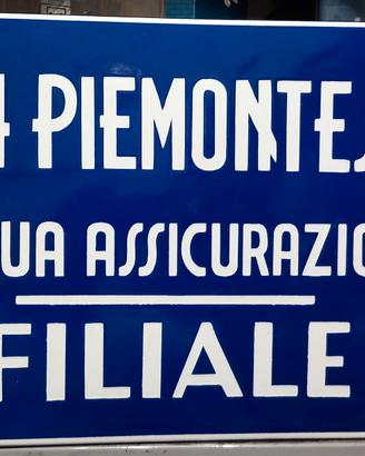 insegna smaltata assicurazioni 