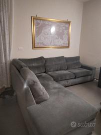 divano con  penisola 