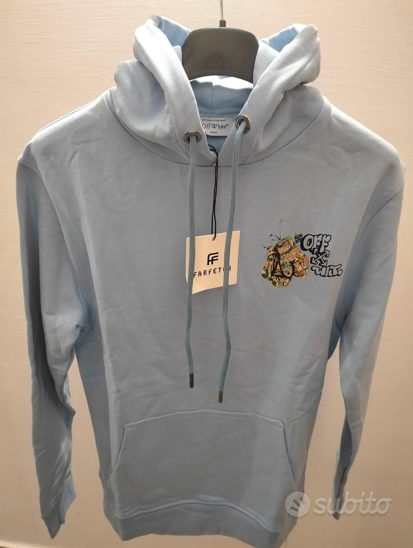 Felpa Off White cappuccio varie taglie disponibili Abbigliamento