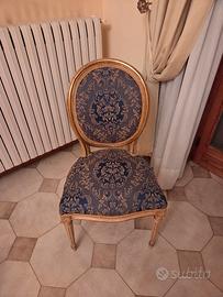 3 sedie stile francese Luigi XVI