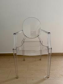 Kartell sedia Louis Ghost