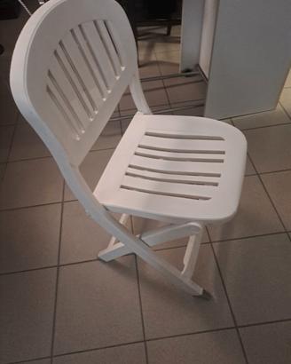 Sedie in plastica pieghevoli