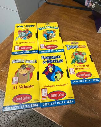 Lotto VHS cartoni animati