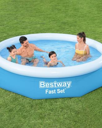 Bestway 57458 Piscina Gonfiabile Rotonda 305x66cm