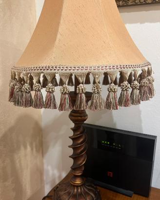 Coppia di lampade da tavolo classiche vintage