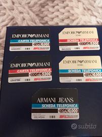 Schede telefoniche EMPORIO ARMANI