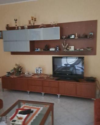 Parete attrezzata Calligaris color noce – Stile mo