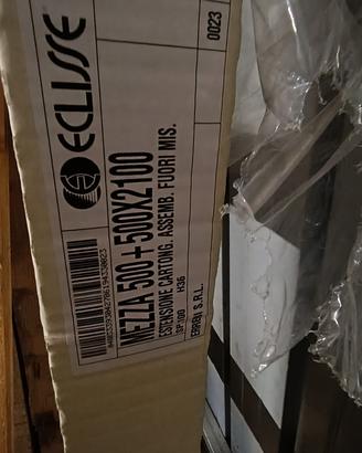 Telaio eclisse 500+500+2100 cartongesso 