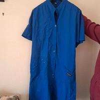 Grembiule blu Made in Italy per lavori